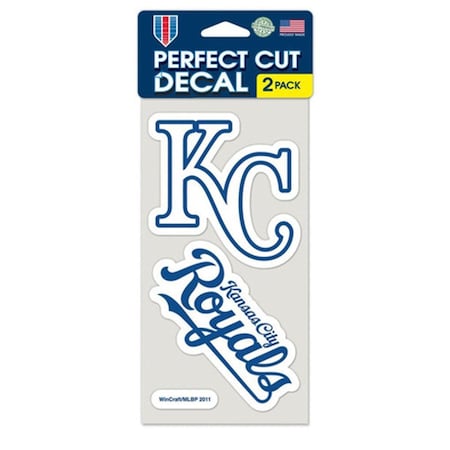 Wincraft Kansas City Royals Set of 2 Die Cut Decals, 2PK 3208547640